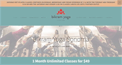 Desktop Screenshot of bikramsonoma.com